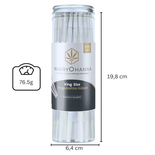 Vorgedrehte King Size Hülsen