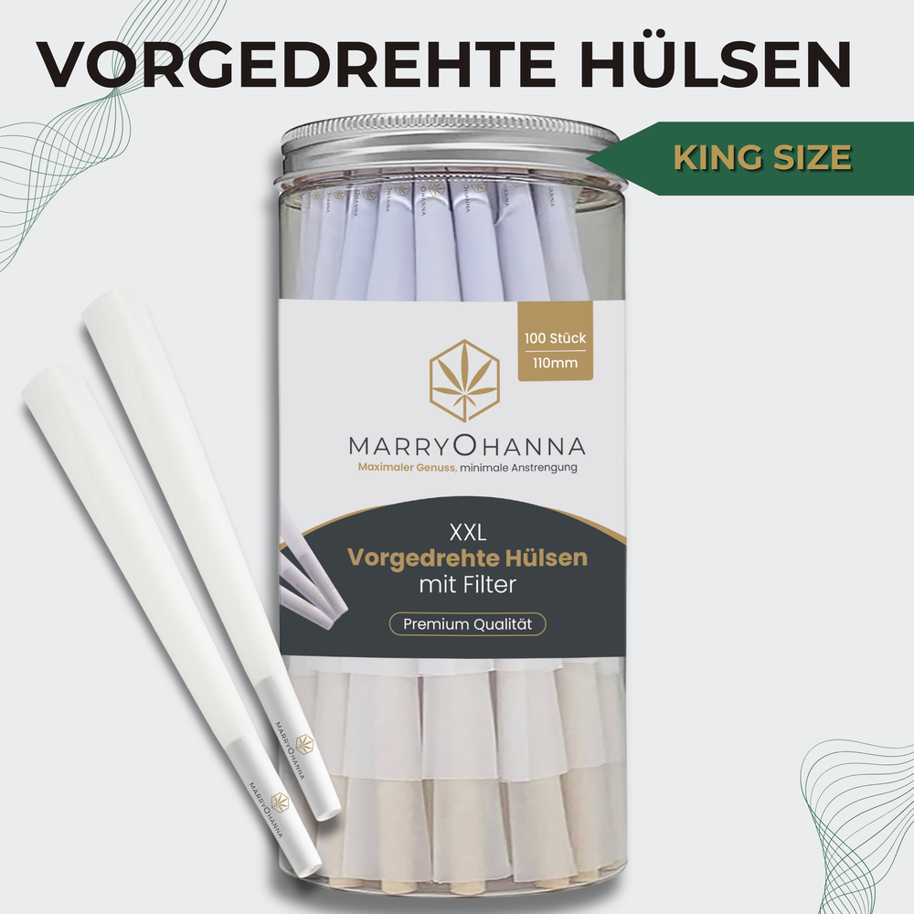 Vorgedrehte King Size Hülsen